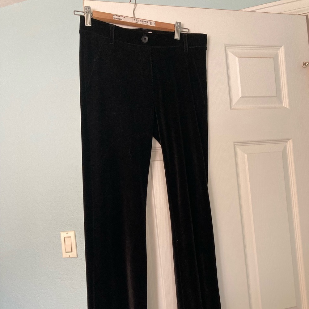 Black velvet Betabrand pants!